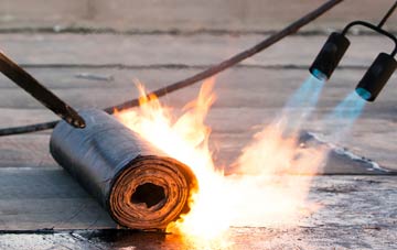 Hilltop asphalt flat roofing repairs