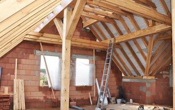 Hilltop attic trusses